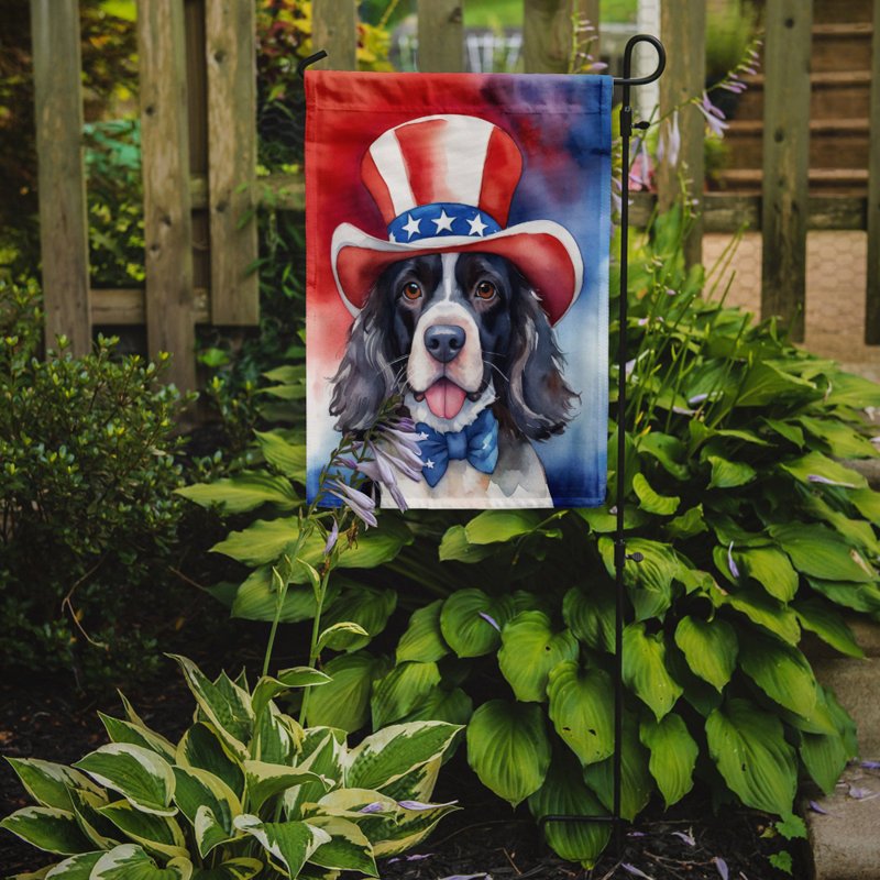 Drapeau patriotique du jardin américain, Épagneul Springer anglais
