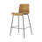 Upholstered Counter Stool with Metal Frame-831039379
