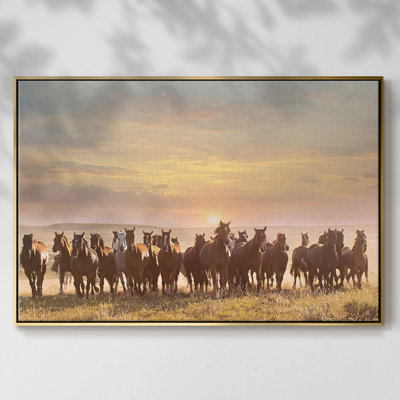 «Horse Motion I», reproduction sur toile