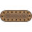 Kettle Grove Geometric Oval Table Runner-836440873