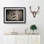 Eye of the Zebra in Abstract - Picture Frame Graphic Art Print-55726335-55726330