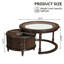 Ensemble de tables basses Modern Modern