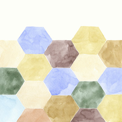 Geometric II by Chariklia Zarris - Wrapped Canvas Painting