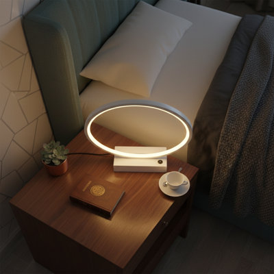 Halo Ring Geometric LED Table Lamp