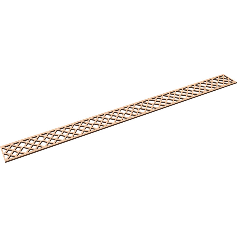 Moulure Hadley, H 4 po x l 46,375 po x P 0,25 po, Chêne rouge