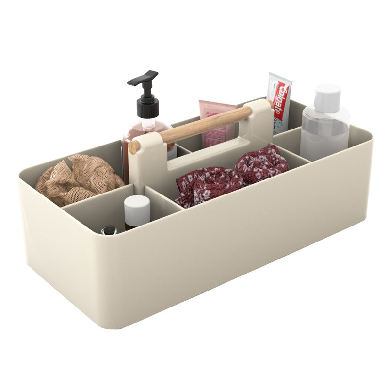 Romriell Plastic Make Up Organizer, Khaki