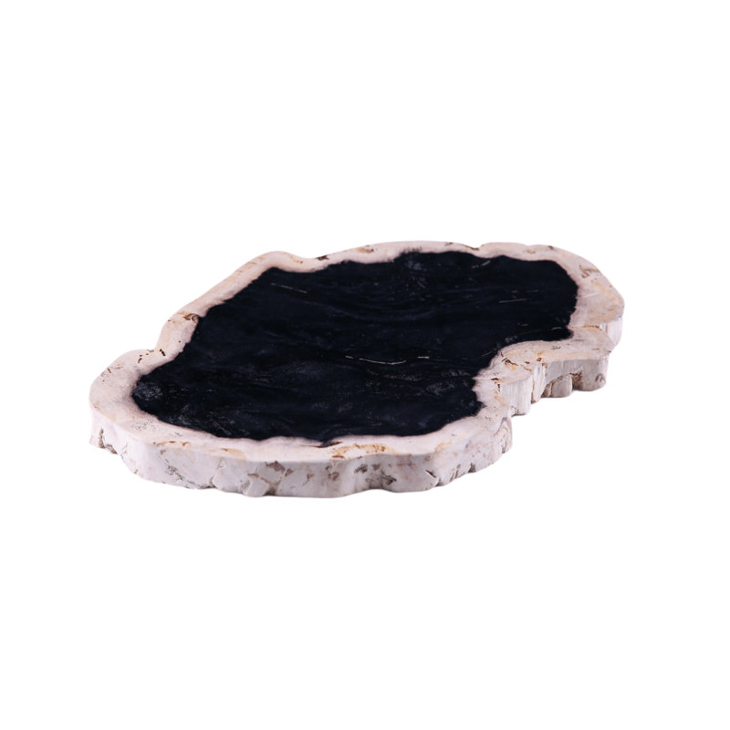 Asian Classic Solid Wood Decorative Plate