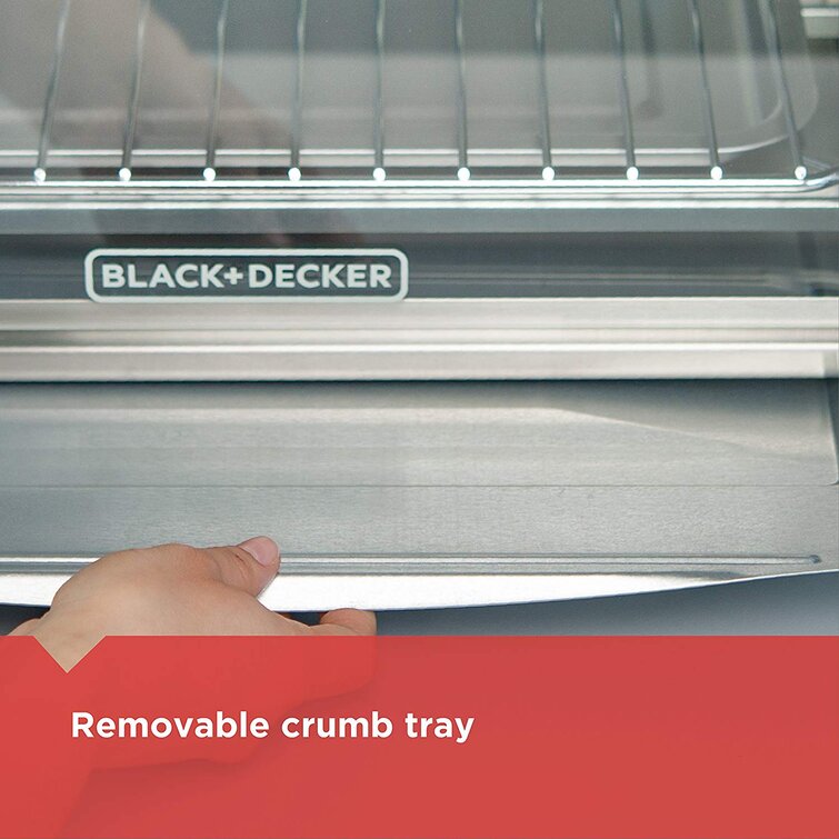 Black + Decker Stainless Steel 8-slice Toaster Oven, 8-Slice