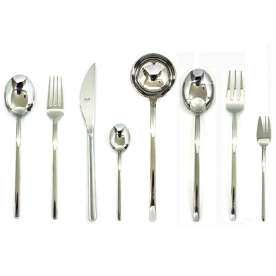 Sveva Flatware Set - 63 Pieces - Stainless Steel