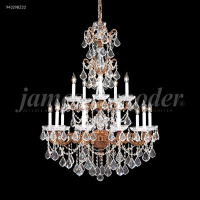 Madrid Cast Brass 15 - Light Chandelier