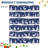 9x12 Christmas Area Rug with Tree Reindeer Snowflake, Washable Non Slip Rug, Blue-466971634-466971633