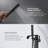 2 Handle Bathroom Waterfall Faucet with Diverter-90545278
