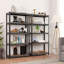 Metal Height -Adjustable Storage Rack-27119077-50385339