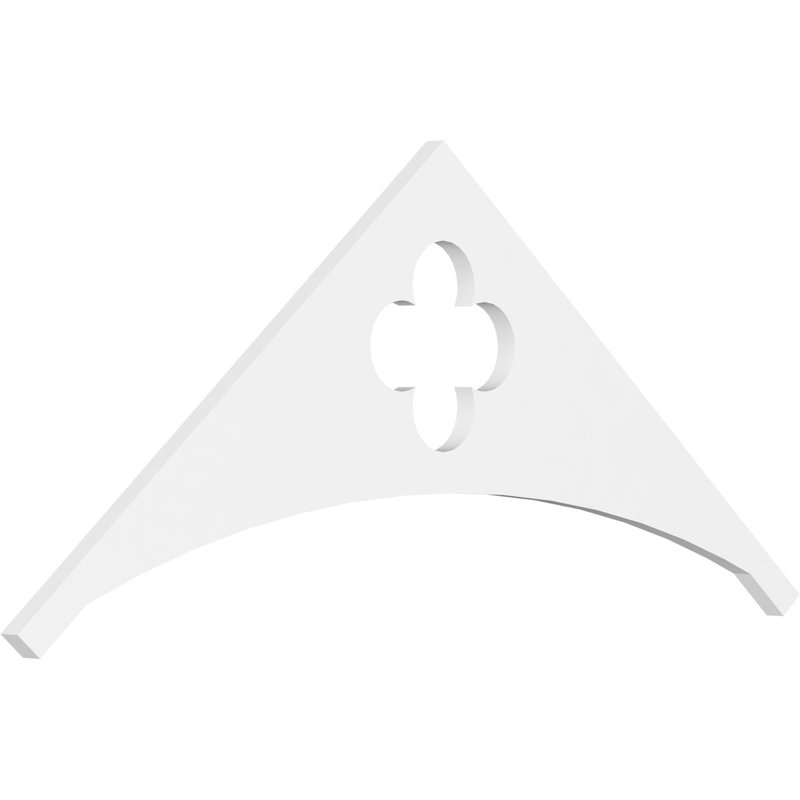 Pignon en PVC Turner, H 20 po x l 48 po x P 1 po, 10 / 12