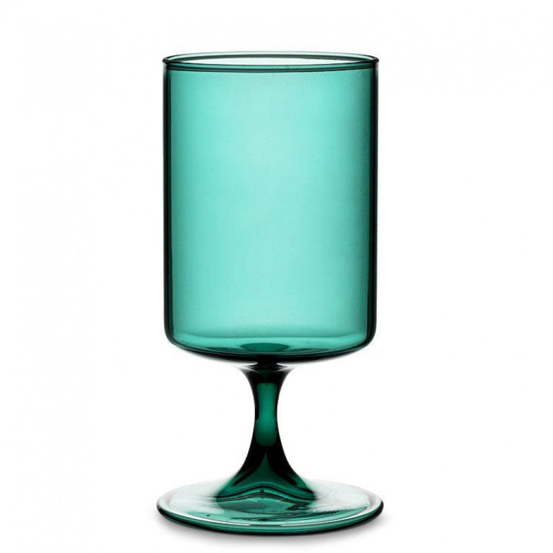 Short Stem All Purpose Glass, Teal