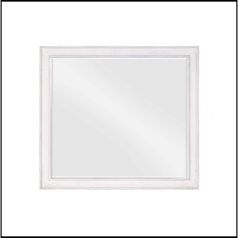 Katia Weathered White Finish Mirror