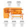 Jiles 5 Person Corner Solid Pine Breakfast Nook with Hidden Storage
