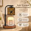Lampe de bougie chauffe-bougie avec minuterie libellule électrique