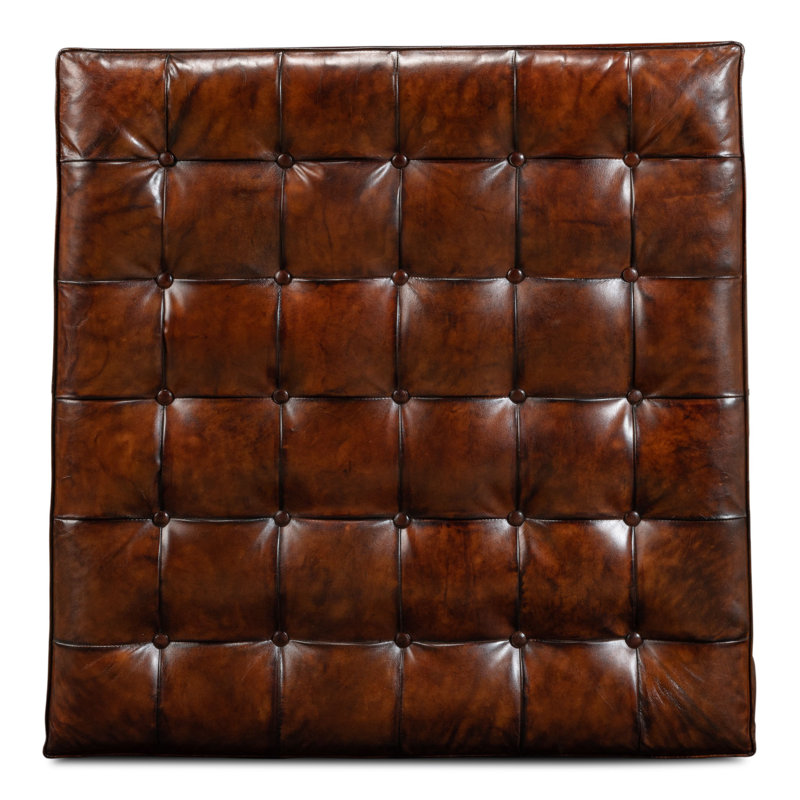 Vintage Upholstered Ottoman