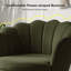 Chaise de travail en velours avec design ergonomique Louise-2033349205