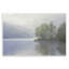 «Misty Morning Lake Landscape», plaque murale par Gina Kelly-1691278835
