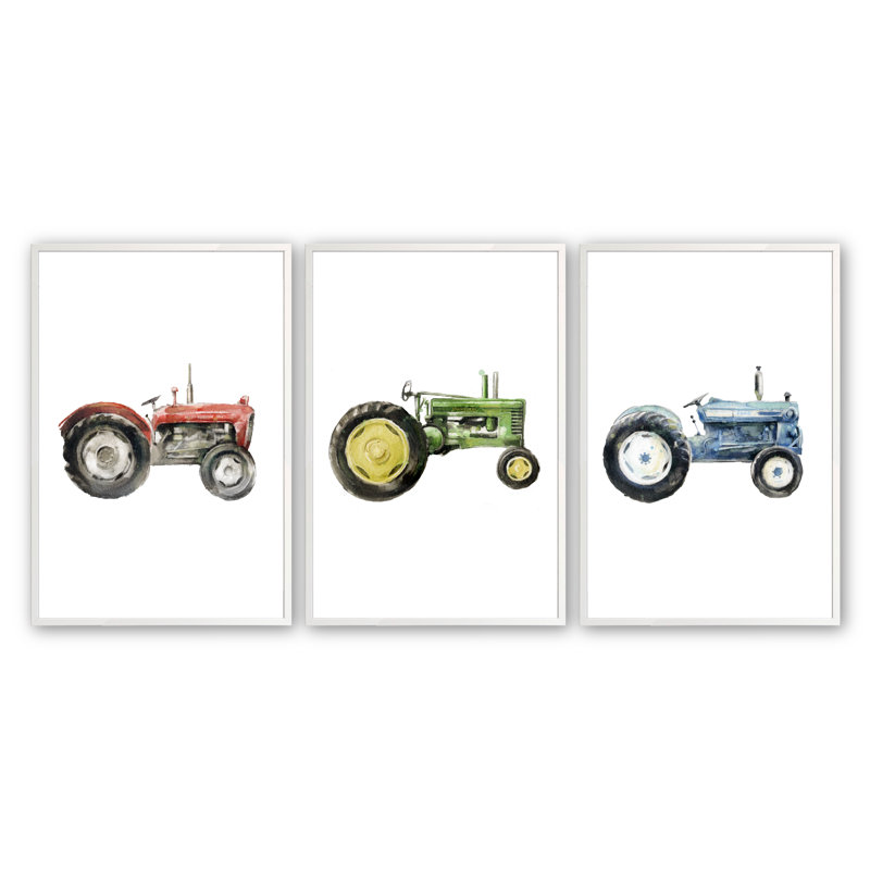 «Harlem to the Fields We Go», art encadré 3 pièces, Blanc opaque, H 18 po x l 24 po x P 1,25 po