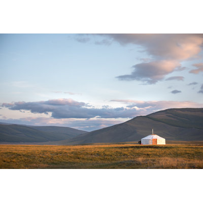 Traditional Mongolian Ger - Photographie sur toile tendue