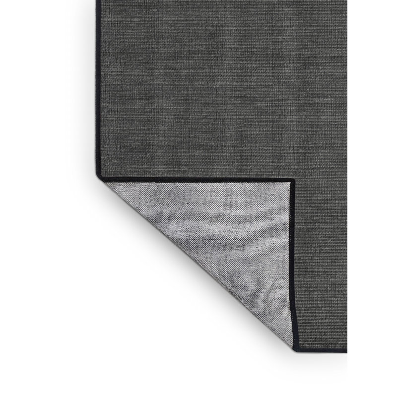 Machine Washable Solid Gray Area Rug, Rectangle 2' x 3'