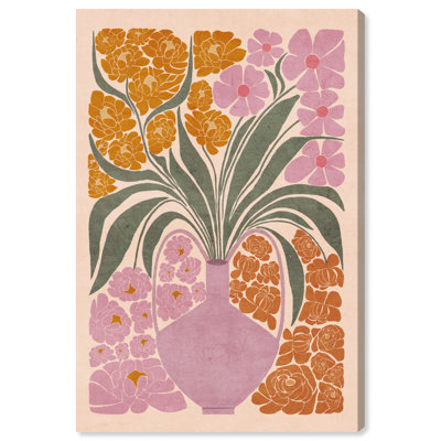 Collage floral en cascade
