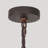 Advith 4-Light Beaded Sloped Ceiling Dimmable Boho Chandelier for Dry Indoor