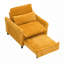 Fauteuil club en velours côtelé avec coussin-81531896