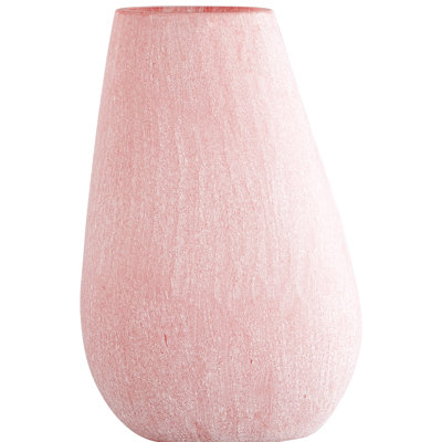 Vase de table en céramique rose Sands