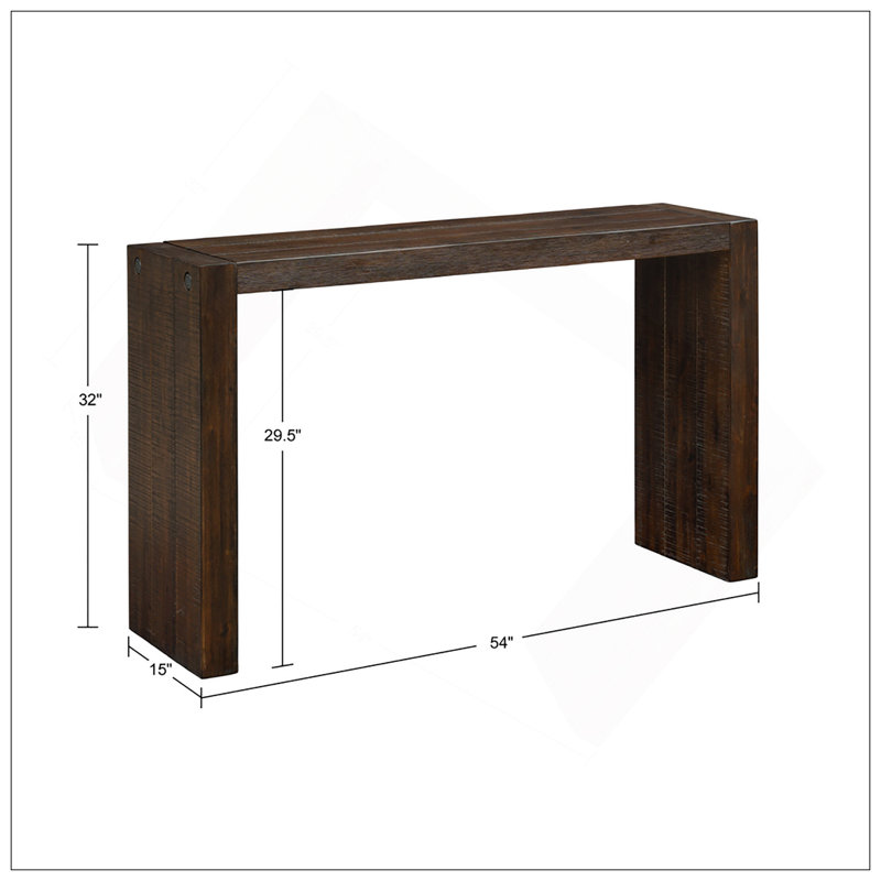 Console de 54 po, Brun