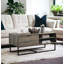 Homare Rustic Oak & Black Finish Coffee Table