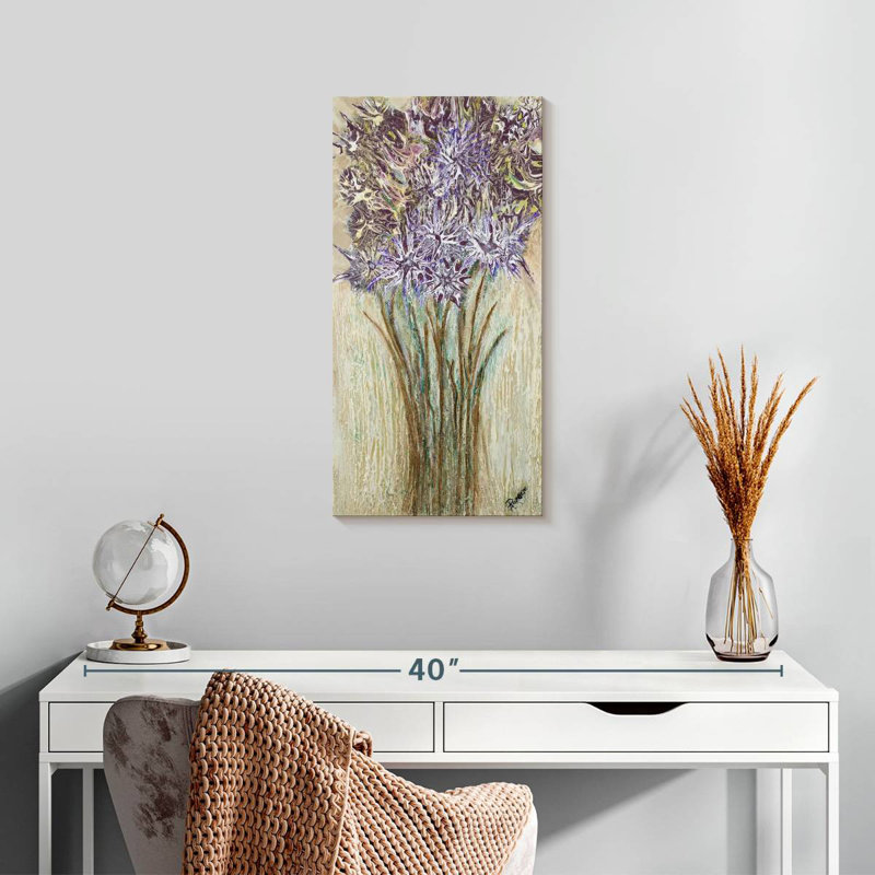 Harnek Lavender Strong I, 24" H x 12" W