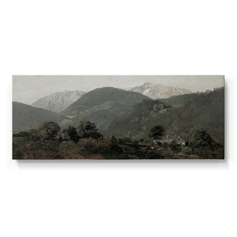 Série paysage - DLXIX - Toile tendue avec châssis - Prêt à accrocher, H 20 po x l 50 po
