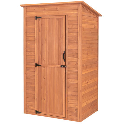 Abri de rangement profond en bois massif l 4 pi x P 3 pi