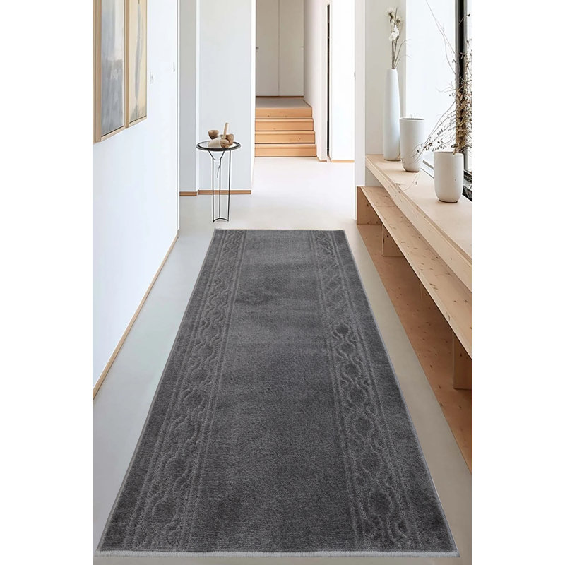 Tapis de couloir Trellis Border, Tapis de couloir 2 pi 2 po x 8 pi