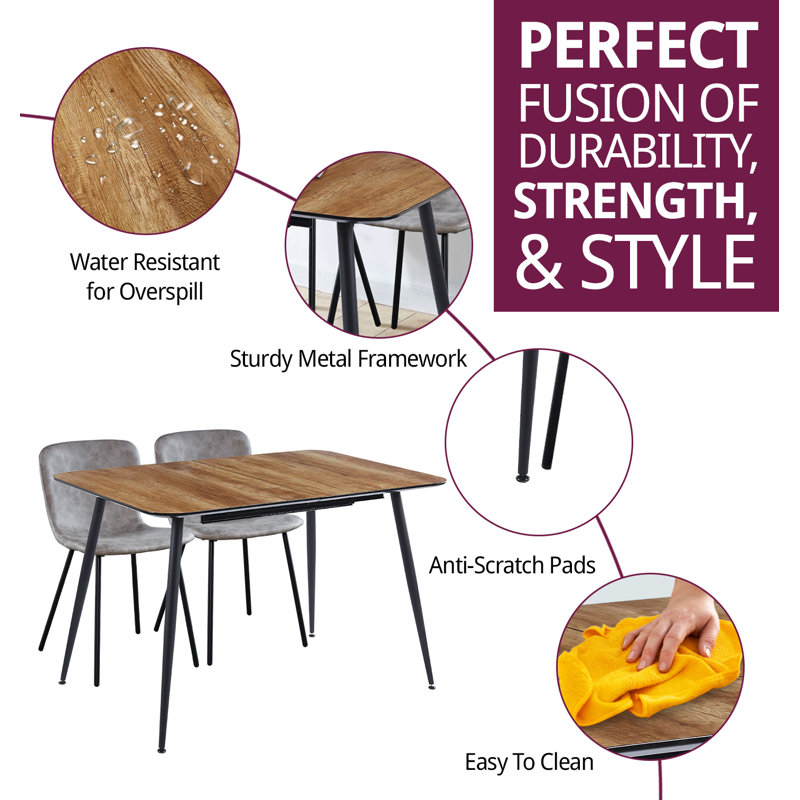 Mose 4 - Person Extendable Dining Set