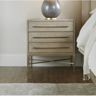 Cascade 3 - Drawer Nightstand in Light Brown