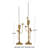 Metal Mushroom Inspired Abstract Decorative Candle Holder