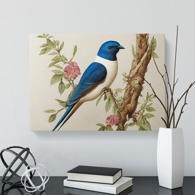 Watercolour Swallow Bird Vol.3 - Wrapped Canvas