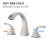 Topcraft Two Handle Bathroom Sink Faucet With Pop-Up Drainer-115607274