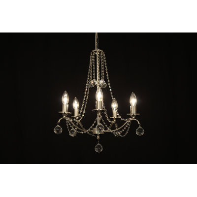 Emmett 5 - Light Candle Style Chandelier