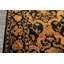 Tapis tibétain noué à la main en laine noire et beige de style transitionnel, 2,69 m x 3,28 m