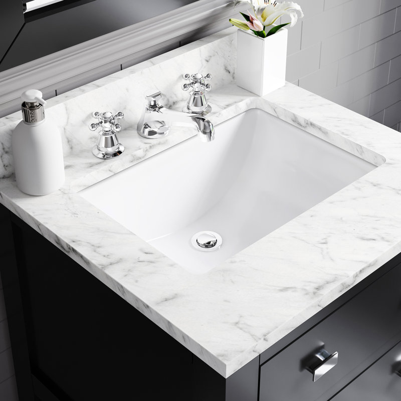 Madalyn 24" Single Sink Bathroom Vanity Set, Espresso, Faucet Included