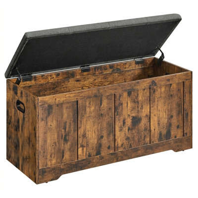 Shoe Bench for Entryway with Cushion