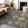 Machine Washable Indoor/Outdoor Chayden ACN1101 Navy Rug