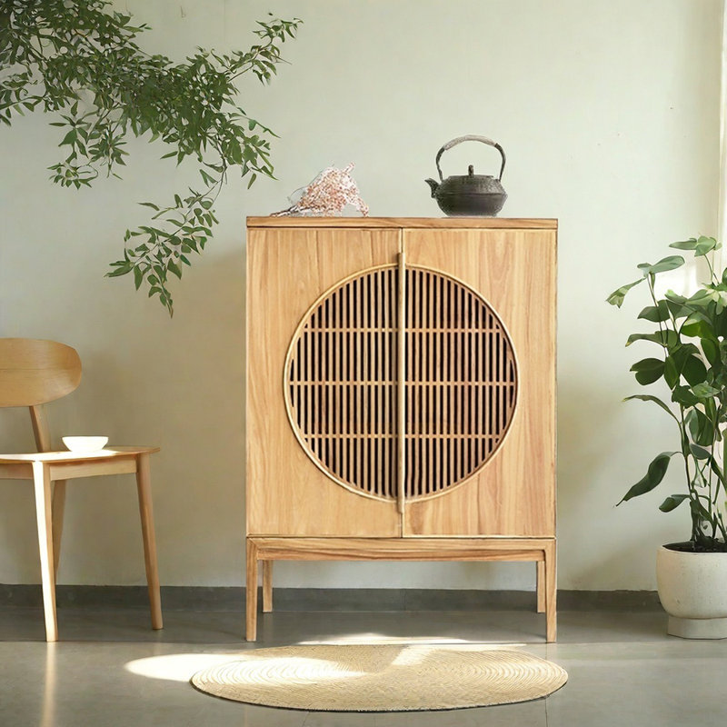 Zen Chinese Style Solid Wood Sideboard, Peru