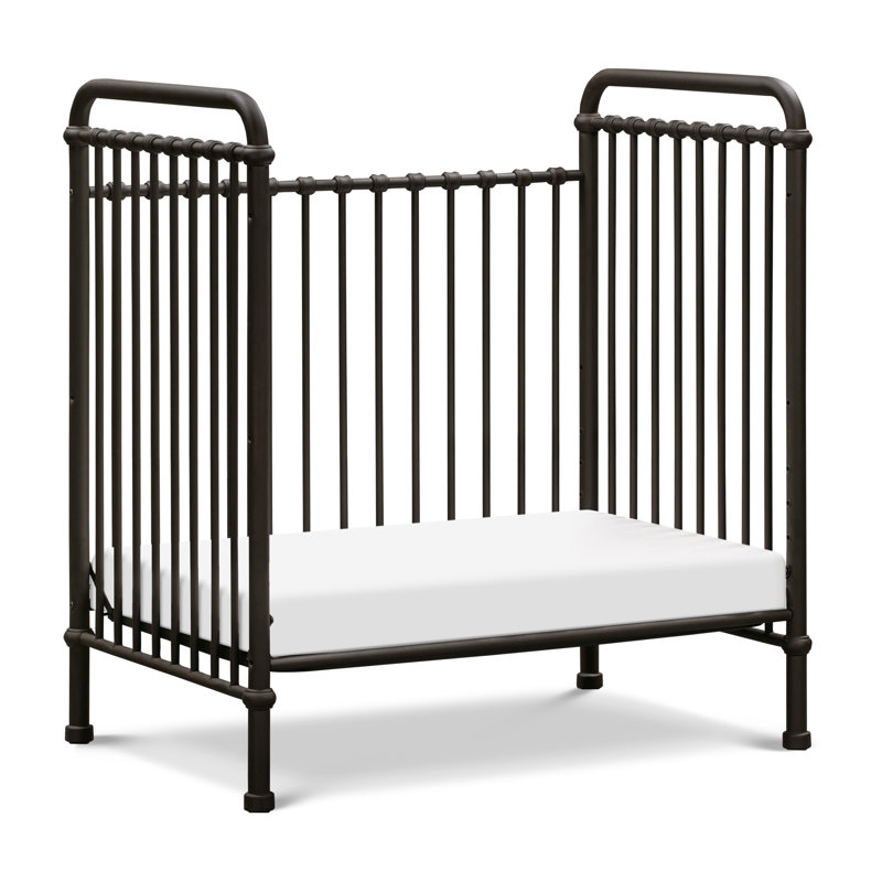 Abigail 3-In-1 Convertible Mini Crib, Vintage Iron